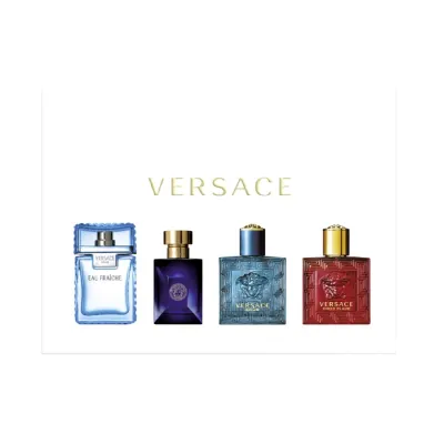 VERSACE MINIATURES MEN'S COLLECTION WODA TOALETOWA 3 X 5ML + WODA PERFUMOWANA 5ML