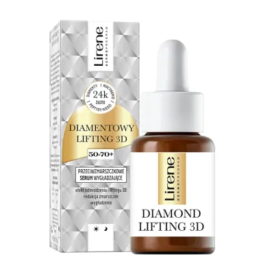 LIRENE DERMOPROGRAM DIAMENTOWY LIFTING 3D SERUM WYGŁADZAJĄCE 30ML