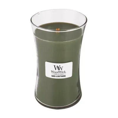 WOODWICK LARGE JAR CANDLE ŚWIECA ZAPACHOWA SAND & DRIFTWOOD 610G