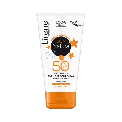 LIRENE SUN NATURA NATURALNA EMULSJA OCHRONNA SPF50 120ML