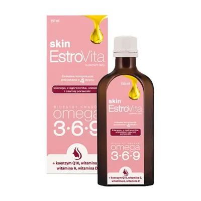 EstroVita Skin Omega 3-6-9 suplement diety dla kobiet 150ml