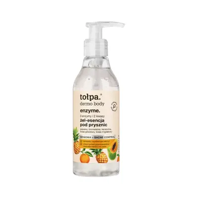 TOŁPA DERMO BODY ENZYME ŻEL-ESENCJA POD PRYSZNIC 3 ENZYMY I 2 KWASY 195ML