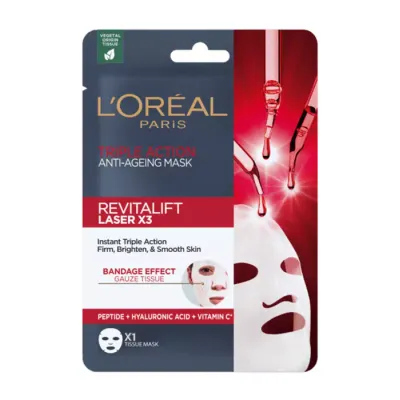 LOREAL REVITALIFT LASER X3 PRZECIWZMARSZCZKOWA MASKA DO TWARZY 28G