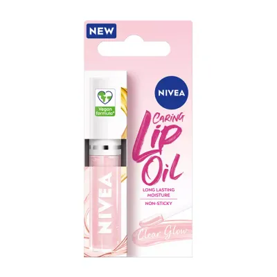 NIVEA CARING LIP OIL PIELĘGNUJĄCY OLEJEK DO UST CLEAR GLOW 5,5ML