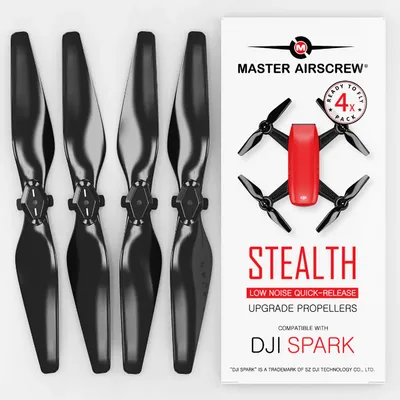 Śmigła do DJI Spark Stealth Czarne Master Airscrew