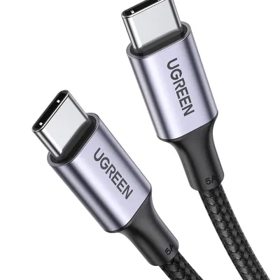 Kabel USB-C do USB-C UGREEN US316, 100W, 1m (czarny)