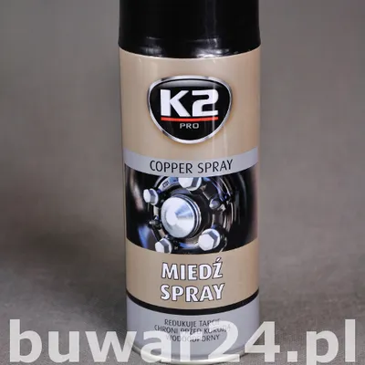 K2 MIEDŻ SPRAY 400ml wysokotem redukuje tarcie