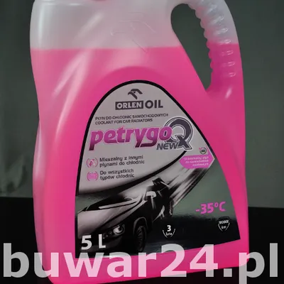 PETRYGO Q NEW RÓŻOWE 5L Płyn do chłodnic