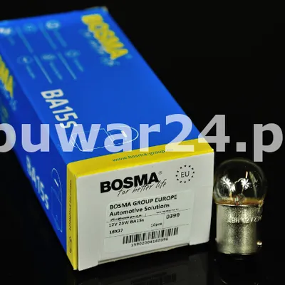 ŻARÓWKA /0399/ 12V 23W BA15s 18x37mm