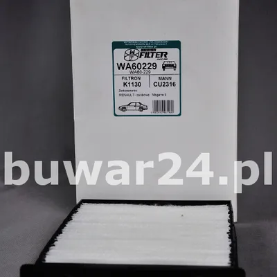 FILTR KABINOWY WA60-229 / WA60229