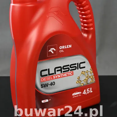 ORLEN OIL CLASSIC DIESEL SYNTHETIC 5W40 4,5L