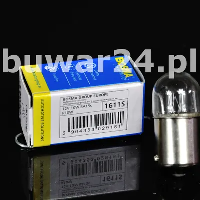 ŻARÓWKA /1611s/ 12V 10W BA15s R10W