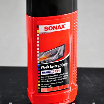 SONAX Wosk koloryzujący NanoPro czerwony 250 ml