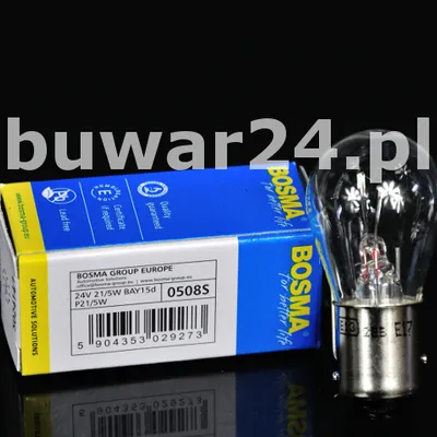 ŻARÓWKA /0508S/ 24V 21/5W