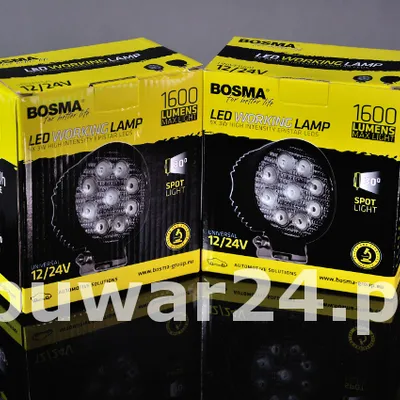 LAMPA ROBOCZA LED 12/24V /6148/ OKRĄGŁA 30°