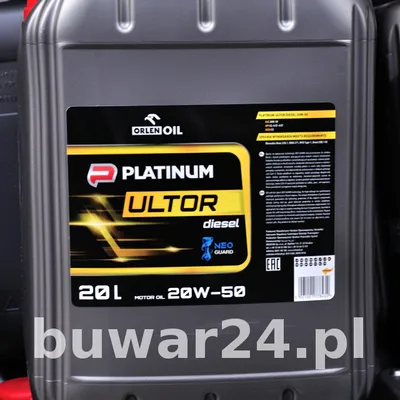 PLATINUM ULTOR DIESEL 20W50 20L