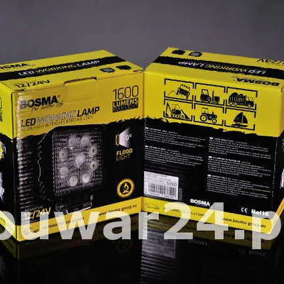 LAMPA ROBOCZA LED 12/24V /6100/ KWADRAT 60°