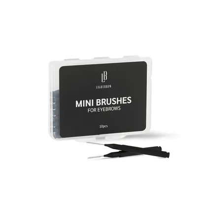 Mini brushes LIGHTBROW szczoteczki do brwi 10 szt.