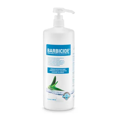 BARBICIDE Hand Disinfection płyn do dezynfekcji skóry i rąk 1000ml