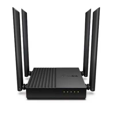 Router TP-LINK Archer C64 Obsługa standardu Wi-Fi 802.11ac Wave2 – 867 Mb/s w paśmie 5 GHz i 400 Mb/s w paśmie 2,4 GHz†.