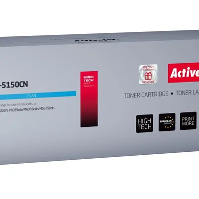 Activejet ATK-5150CN Toner (zamiennik Kyocera TK-5150C; Supreme; 10000 stron; niebieski)