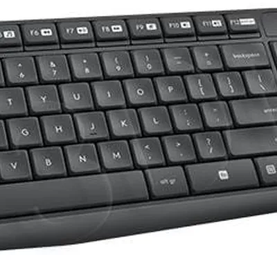 Zestaw klawiatura + mysz membranowa Logitech MK235 920-007931 (USB 3.0; kolor szary; optyczna)