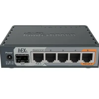 MikroTik RB760IGS hEX S Router 5xRJ45 1000Mb/s 1xSFP