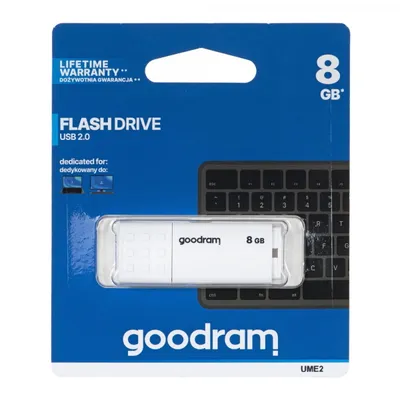 Pendrive GoodRam UME2 UME2-0080W0R11 (8GB; USB 2.0; kolor biały)