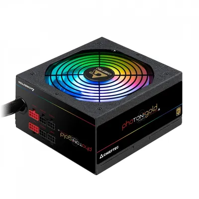 Zasilacz Chieftec Photon Gold GDP-650C-RGB (650 W; Aktywne; 140 mm)