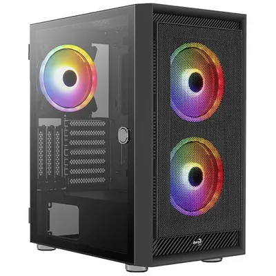 Obudowa AEROCOOL PGS GRAPHITE-G-BK-v2 FRGB czarna