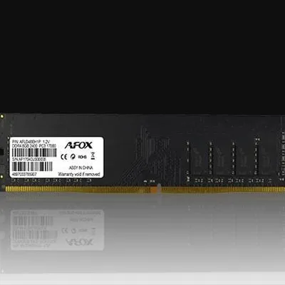 AFOX DDR4 8G 2400MHZ MICRON CHIP RANK1 AFLD48EH1P