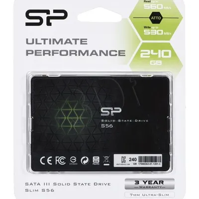 Dysk SSD Silicon Power S56 240GB 2,5" SATA III 550/450 MB/s (SP240GBSS3S56B25)