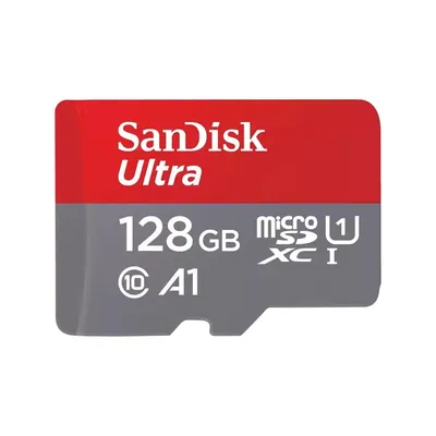 SANDISK ULTRA microSDXC 128GB 140MB/s + SD ADAPTER