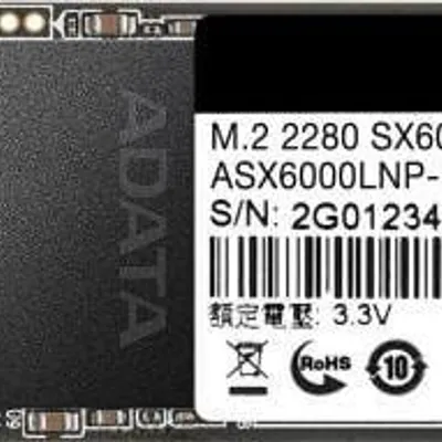 Dysk SSD ADATA XPG SX6000 LITE 1TB M.2 2280 PCIe Gen3x4