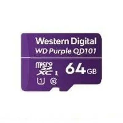 Karta pamięci WD Purple microSDXC WDD064G1P0C (64GB; Class 10, Class U1)