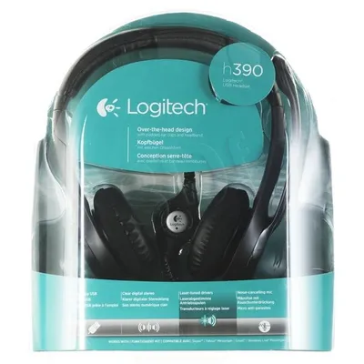 Słuchawki Logitech H390 981-000406 (kolor czarny)