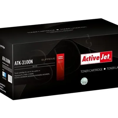 Activejet ATK-3100N Toner (zamiennik Kyocera TK-3100; Supreme; 12500 stron; czarny)