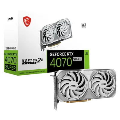 Karta graficzna MSI GeForce RTX 4070 SUPER 12GB VENTUS 2X WHITE OC