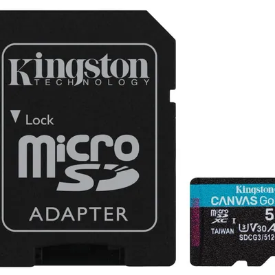 KINGSTON microSDXC Canvas Go Plus 512GB + adapter