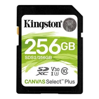 Karta pamięci Kingston Canvas Select Plus SDS2/256GB (256GB; Class U3, V30; Karta pamięci)