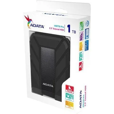 Dysk zewnętrzny HDD ADATA HD710 PRO (1TB; 2.5"; USB 3.2; czarny)