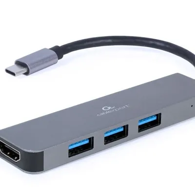 GEMBIRD MULTI ADAPTER USB TYPE-C 2 W 1 (HUB USB + HDMI)