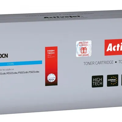 Activejet ATK-5220CN Toner (zamiennik Kyocera TK-5220C; Supreme; 1200 stron; niebieski)