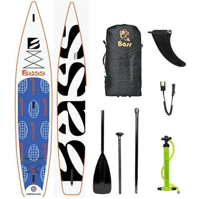 Deska SUP Bass Explorer 14 (426x76x15cm) + Wiosło + Leash + Pompka + plecak