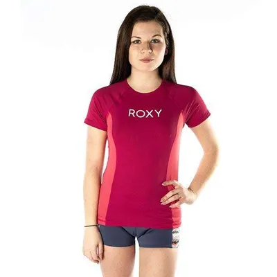 Koszulka krótki rękaw Roxy Onmyboard UPF 50 Rashguard Vivacious