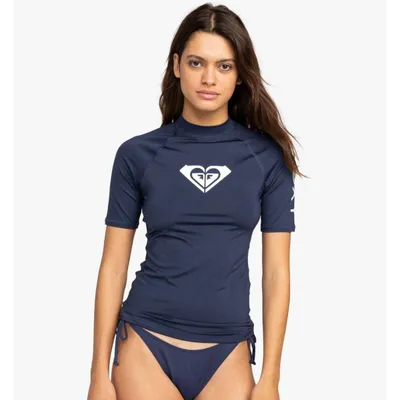 Koszulka krótki rękaw Roxy Whole Hearted SS UPF 50 Rashguard Mood Indigo