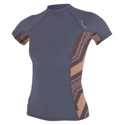 Koszulka ONEILL Womens Side Print S/S Rash Guard Dusk/Aztec