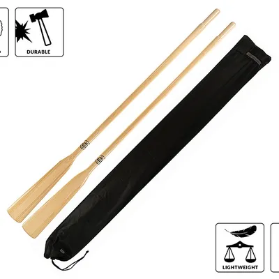 Wiosła szalupowe do łodzi John Paddle + pokrowiec Oar Sleeve (komplet - 2 sztuki)