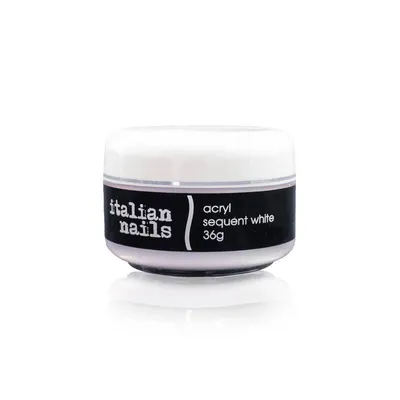 Proszek Akrylowy Italian Nails Sequent White 36g