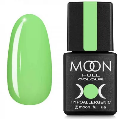 Lakier hybrydowy do paznokci MOON FULL Neon 701 jasnozielony 8ml